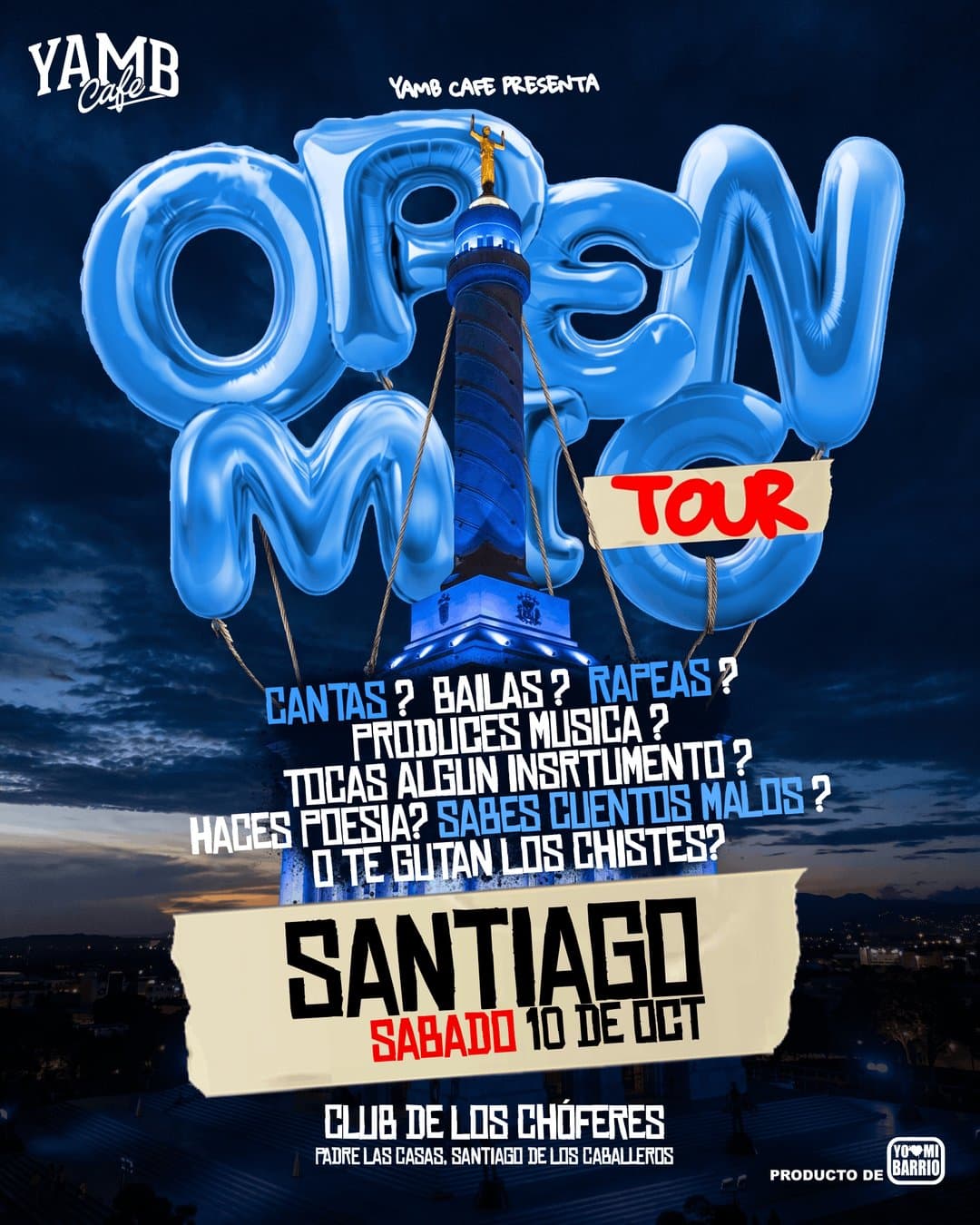 Open Mic Tour: Santiago